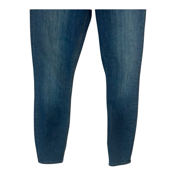 Jen7 by 7 For All Mankind Legging Ankle Jeans Sculpting Panel Size 4 Dark Wash - Picture 11 of 14